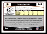 2006 Topps #209  Chris Cooley  Back Thumbnail