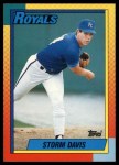 1990 Topps Traded #25 T Storm Davis  Front Thumbnail