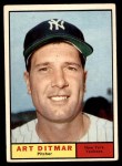 Lot - 1961 Topps #495 Elston Howard New York Yankees Baseball Card