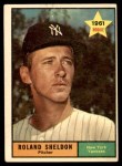 Lot - 1961 Topps #495 Elston Howard New York Yankees Baseball Card