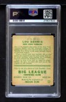 1933 Goudey #160 Lou Gehrig Back Thumbnail