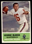 1962 Fleer #46  George Blanda  Front Thumbnail