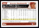 2004 Topps #521  Brandon Duckworth  Back Thumbnail