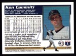1995 Topps #105  Ken Caminiti  Back Thumbnail