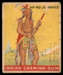 1933 Goudey Indian Gum #35  Ah-No-Je-Nahge   Front Thumbnail