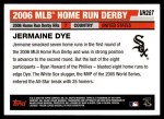 2006 Topps Update #287  Jermaine Dye  Back Thumbnail