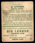 1933 Goudey #161  Al Spohrer  Back Thumbnail