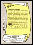 1988 Pacific Legends #5  Gene Woodling  Back Thumbnail