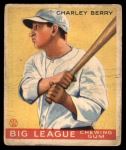 1933 Goudey #184  Charley Berry  Front Thumbnail