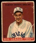 1933 Goudey #135  Woody English  Front Thumbnail