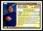 1999 Topps Traded #18 T Ron Walker  Back Thumbnail