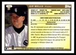 1999 Topps Traded #63 T Kip Wells  Back Thumbnail