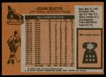 1975 Topps #9  Johnny Bucyk   Back Thumbnail