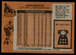 1975 Topps #9  Johnny Bucyk   Back Thumbnail