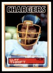 1983 Topps #380  Cliff Thrift  Front Thumbnail