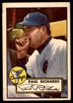 1952 Topps #305  Paul Richards  Front Thumbnail