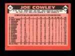 1986 Topps Traded #29 T Joe Cowley  Back Thumbnail