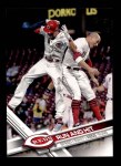 2017 Topps Update #155   -  Joey Votto / Billy Hamilton Run and Hit Front Thumbnail