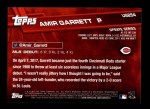 2017 Topps Update #254  Amir Garrett  Back Thumbnail