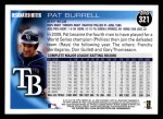 2010 Topps #321  Pat Burrell  Back Thumbnail