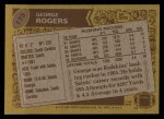1986 Topps #173  George Rogers  Back Thumbnail