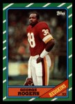 1986 Topps #173  George Rogers  Front Thumbnail
