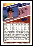 1993 Topps Traded #98 T Pat Meares  Back Thumbnail