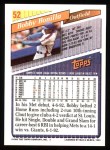 1993 Topps #52  Bobby Bonilla  Back Thumbnail
