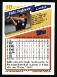 1993 Topps #117  Eddie Taubensee  Back Thumbnail