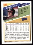 1993 Topps #699  Chad Curtis  Back Thumbnail