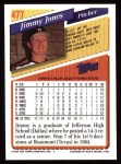 1993 Topps #477  Jimmy Jones  Back Thumbnail