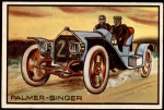1953 Bowman Antique Autos #21   Palmer-Singer Front Thumbnail