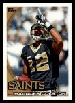2010 Topps #6  Marques Colston  Front Thumbnail