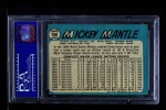 1965 Topps #350 Mickey Mantle Back Thumbnail