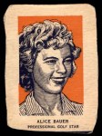 1952 Wheaties #1 POR Alice Bauer  Front Thumbnail