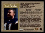 1996 Topps #87  Terrell Fletcher  Back Thumbnail