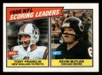 1987 Topps #230   -  Tony Franklin / Kevin Butler Scoring Leaders Front Thumbnail