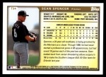 1999 Topps Traded #34 T Sean Spencer  Back Thumbnail
