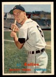 1957 Topps Baseball #307 Dick Hall - Pitsburgh Pirates - CSG 6.5 Ex/NM+