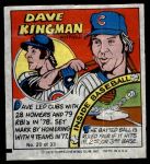 1979 Topps Comics #20  Dave Kingman  Front Thumbnail