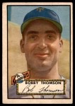 1952 Topps #313 Bobby Thomson Front Thumbnail
