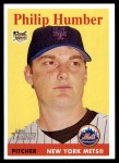 2007 Topps Heritage #449  Philip Humber  Front Thumbnail