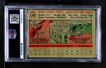 1956 Topps #135 GRY Mickey Mantle Back Thumbnail