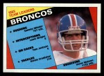 1984 Topps #61   -  Steve Watson / Sammy Winder / Louis Wright / Tom Jackson / Randy Gradishar Broncos Leaders Front Thumbnail