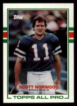 1989 Topps #42  Scott Norwood  Front Thumbnail