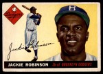 1955 Topps #50 Jackie Robinson Front Thumbnail
