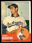 1963 Topps #210 Sandy Koufax Front Thumbnail