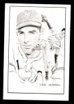 1950 Callahan Hall of Fame  Carl Hubbell  Front Thumbnail