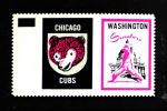 1962 Topps Stamp Panels   Cubs / Senators Front Thumbnail