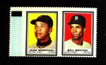 1962 Topps Stamp Panels  Juan Marichal / Bill Bruton  Front Thumbnail